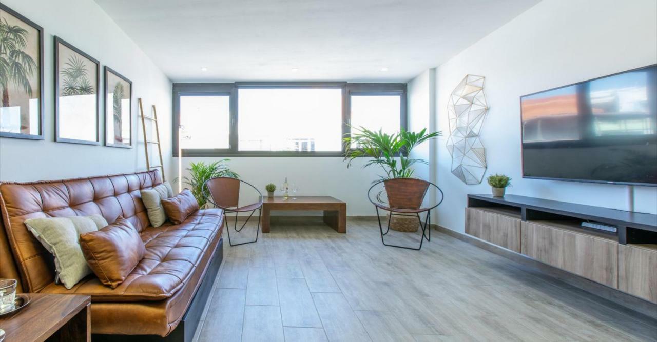 Апартаменты Flatguest Atico Lujoso Лас-Пальмас-де-Гран-Канария Экстерьер фото